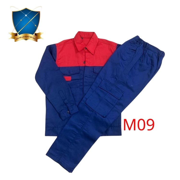 Quần áo bảo hộ lao động M09 chất liệu kaki liên doanh - M09 2 1