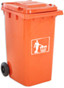Thùng rác nhựa 240L màu cam 2 Thùng rác nhựa 240L màu cam - abc 1