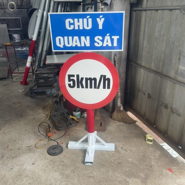 BIỂN CẢNH BÁO CHÚ Ý QUAN SÁT KẾT HỢP ĐIỀU CHỈNH TỐC ĐỘ (kèm đặt làm theo yêu cầu tất cả các loại biển kèm kích thước khác nhau) - bien