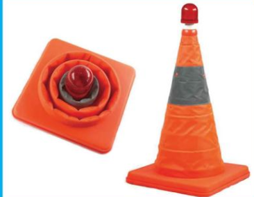 Cọc tiêu giao thông di động co rút Hàn Quốc 68 cm 6 Cọc tiêu chóp nón giao thông co rút Hàn Quốc 48 cm - coc tieu han quoc 6