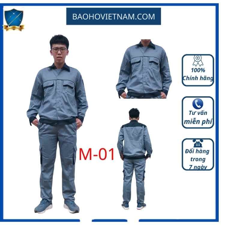 Quần áo vải kaki liên doanh HQ các màu ghi phối viền xanh 1 Quần áo vải kaki liên doanh HQ các màu ghi phối viền xanh - z3227043972983 9204d911cef9534bcab67f6ed89dcb48 1