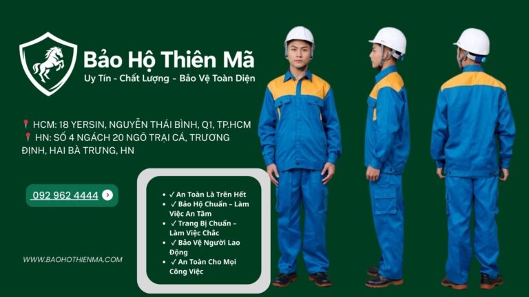 Tiêu chuẩn quần áo bảo hộ công nhân xây dựng: Hướng dẫn chọn và kiểm định 4 Việc sử dụng quần áo bảo hộ lao động cho công nhân xây dựng giúp giảm thiểu đáng kể các rủi ro trong quá trình làm việc.