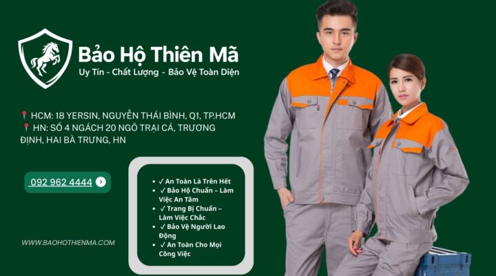 Quần áo bảo hộ lao động là trang phục quan trọng trong nhiều ngành nghề như xây dựng, cơ khí, sản xuất, điện lực và công nghiệp nặng.